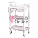 Ucenic pentru cosmetica din plastic cu 3 polite si un sertar, model 004, art ACP 123801